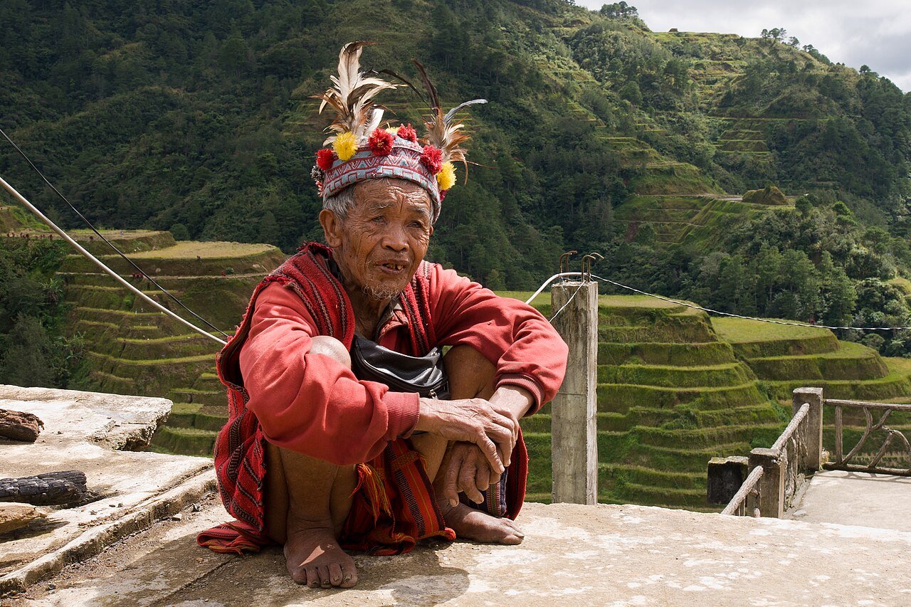Ifugao elder in Banaue, part of the culture you meet on a Manila to Banaue trip