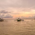 Panoramic view of Bantayan Island, Cebu, Philippines