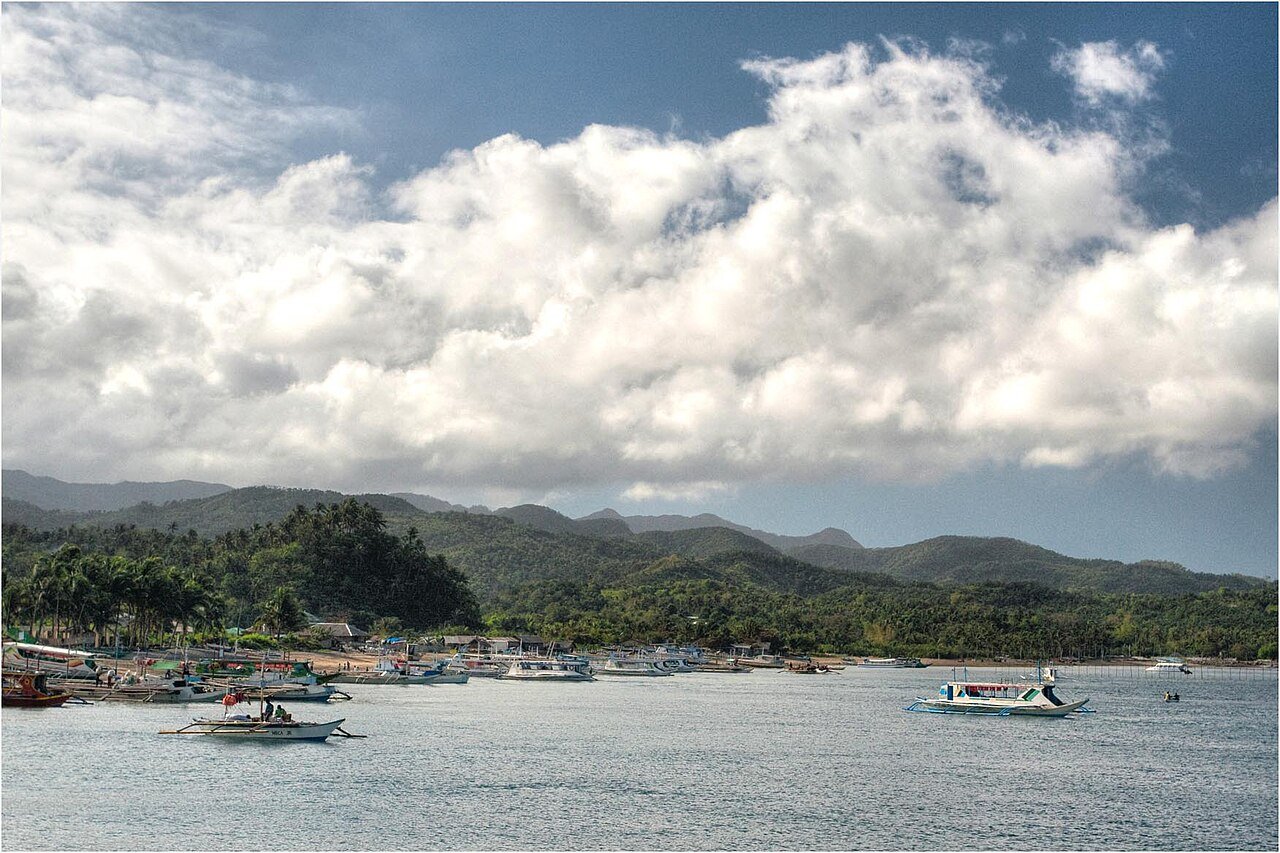 View from Caticlan Jetty Port toward Boracay