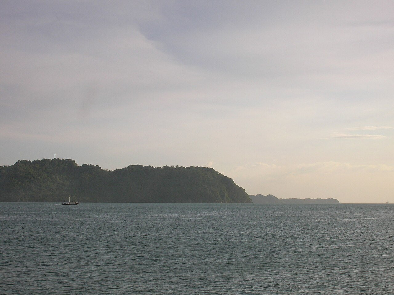 Iloilo Strait with Guimaras Island in the background, Philippines