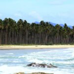 Long Beach in San Vicente, Palawan, the longest beach in the Philippines