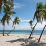 Bounty Beach on Malapascua Island, the main beach strip with bars and restaurants