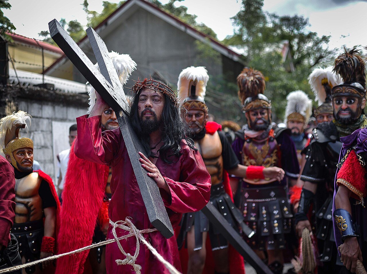 Moriones Festival procession through the streets of Marinduque