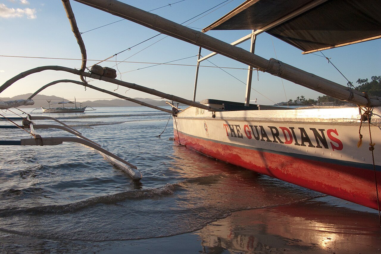 Boat in Port Barton, Palawan