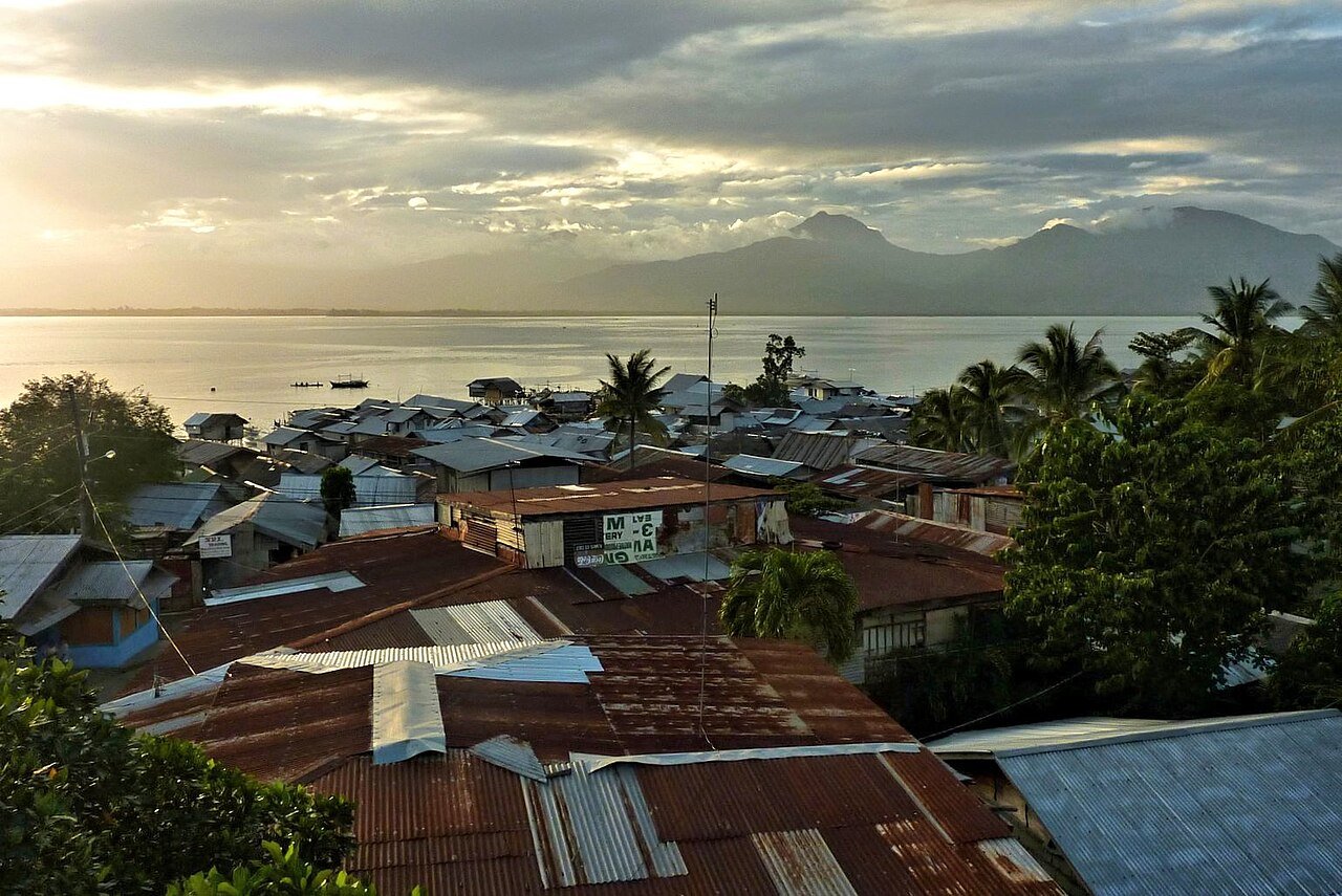 View of Puerto Princesa city, Palawan, the starting point for the El Nido overland trip