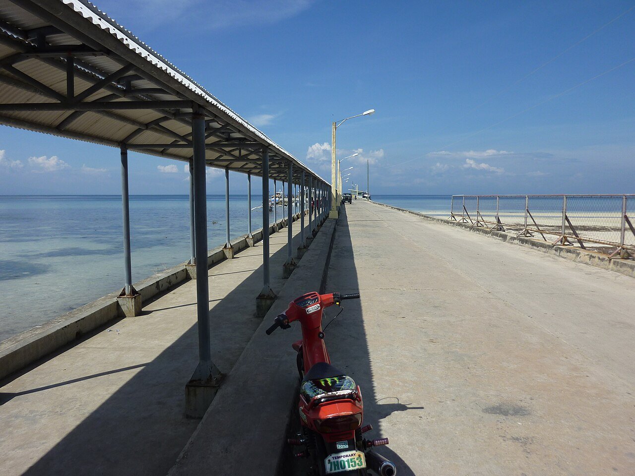 Pier in Siquijor City where ferries from Bohol arrive