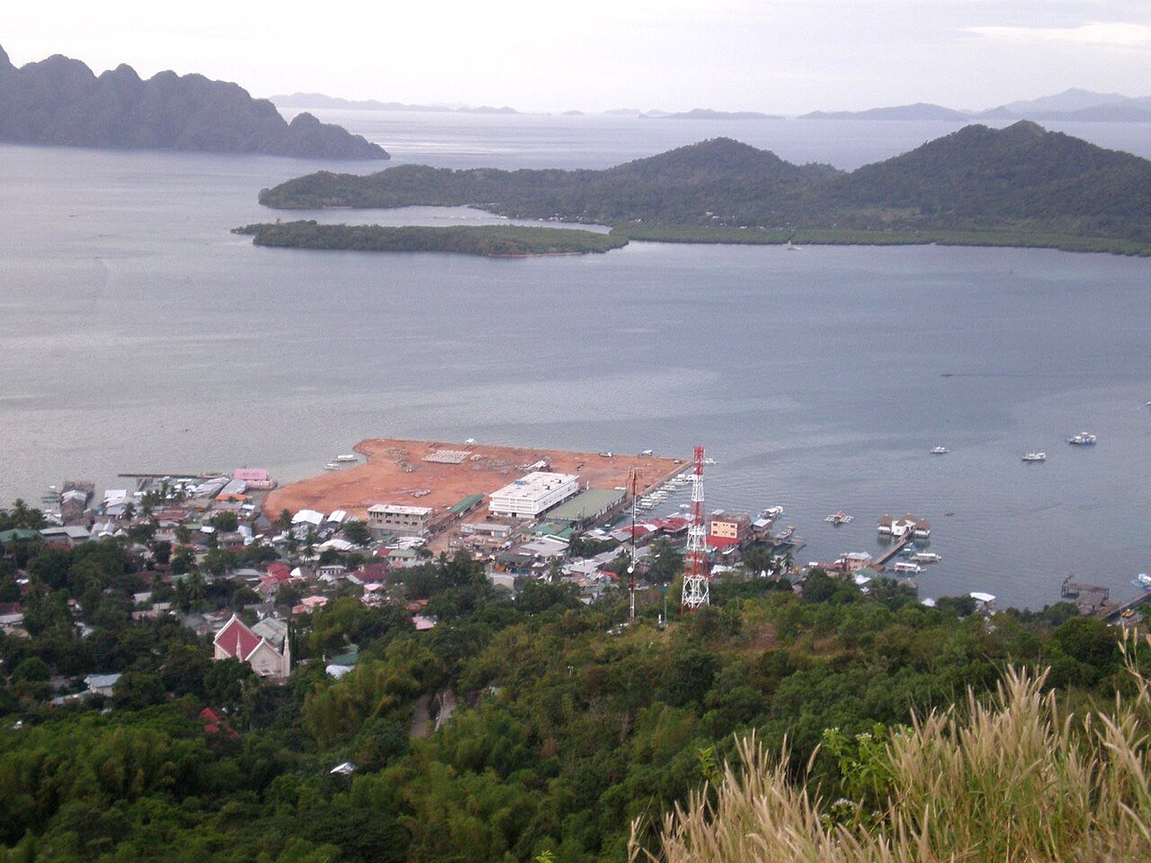 How to get from Manila to Coron, the town seen from Mount Tapyas
