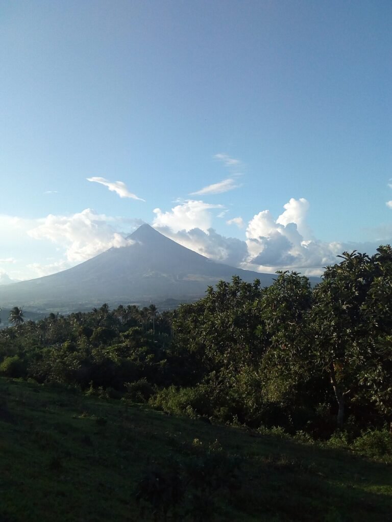 Mayon Volcano overlooking Legazpi City