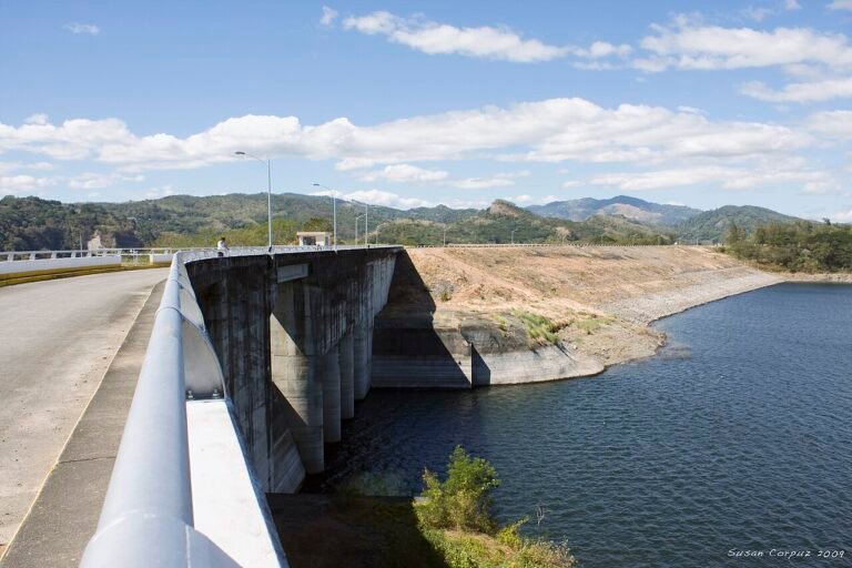 Pantabangan Dam and Lake in Nueva Ecija, Philippines