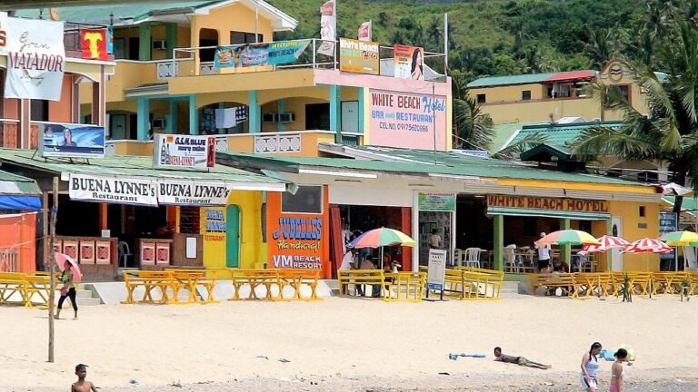 Hotels along White Beach, best areas to stay in Puerto Galera