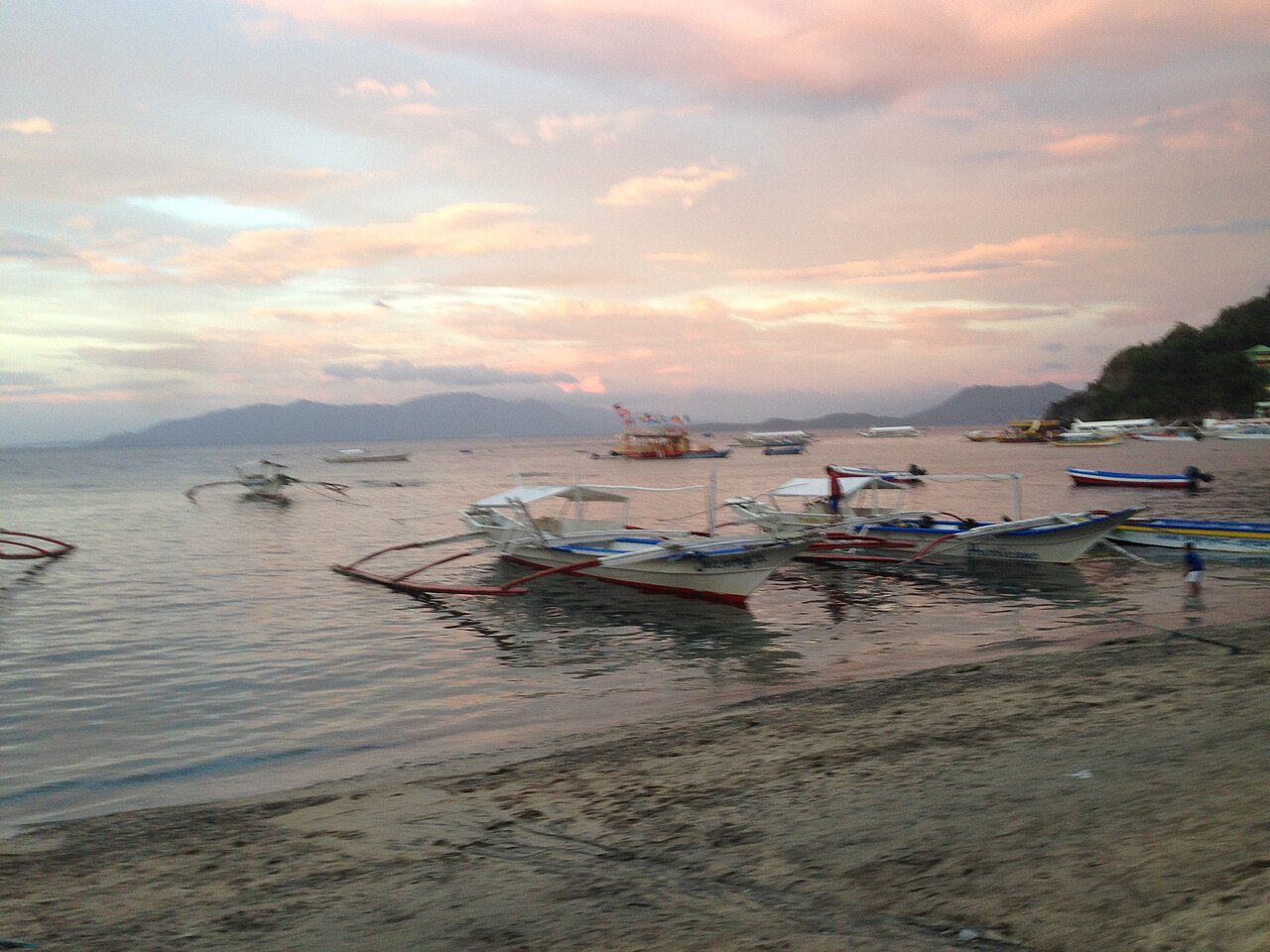 Sabang Beach in Puerto Galera, Oriental Mindoro