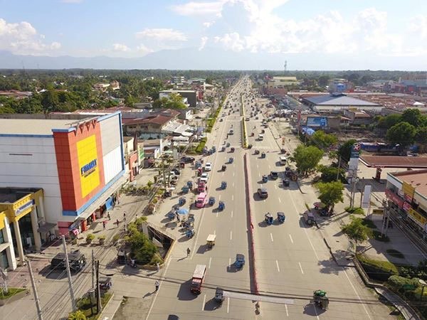 Aerial view of Tacurong City, Sultan Kudarat
