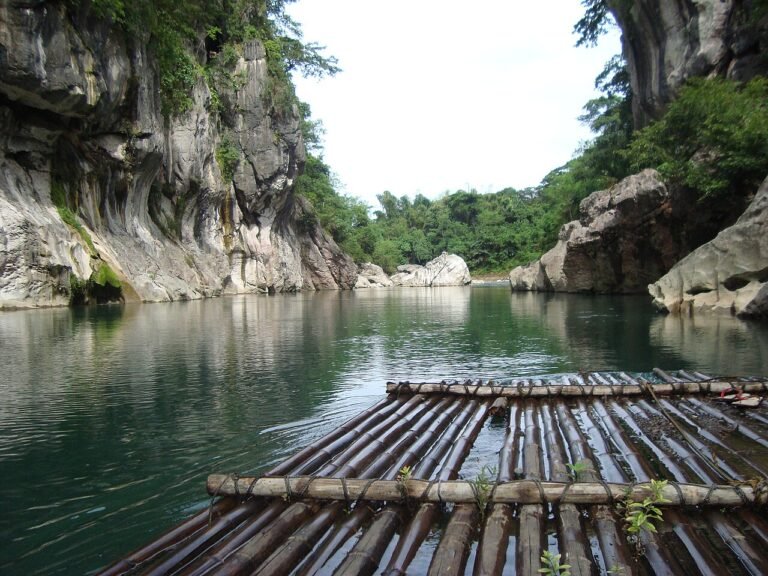 Minalungao National Park limestone gorge, a key stop when asking is Nueva Ecija safe for tourists