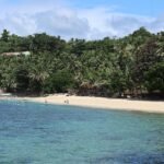 Guisi Beach resort area in Nueva Valencia, one option for where to stay in Guimaras